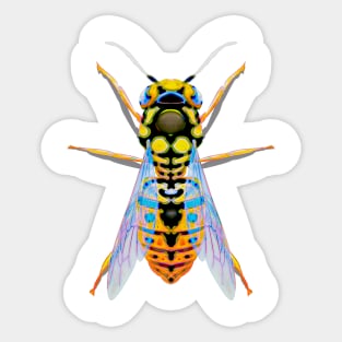 Wasp Four Sticker